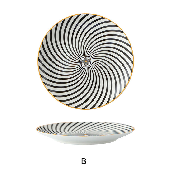 Ceramic breakfast plate