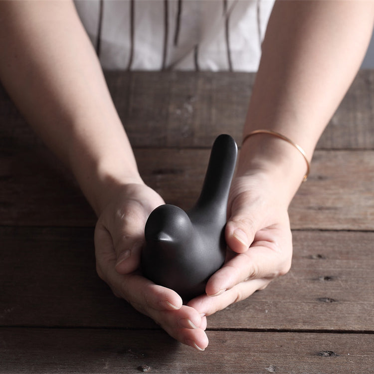 Ceramic cute bird ornaments