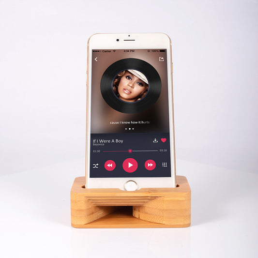 Sassy Boombox | Wooden mobile phone loudspeaker
