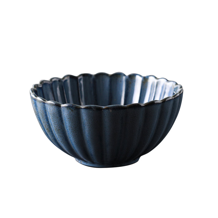 Creative ceramic tableware plate bowl bowl coffee cup fambe glaze tableware series of Chrysanthemum