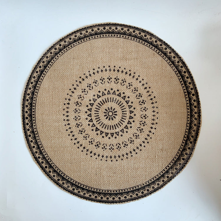 Nordic Placemats Cotton And Linen Dining Table Insulation, Home Jute Decoration