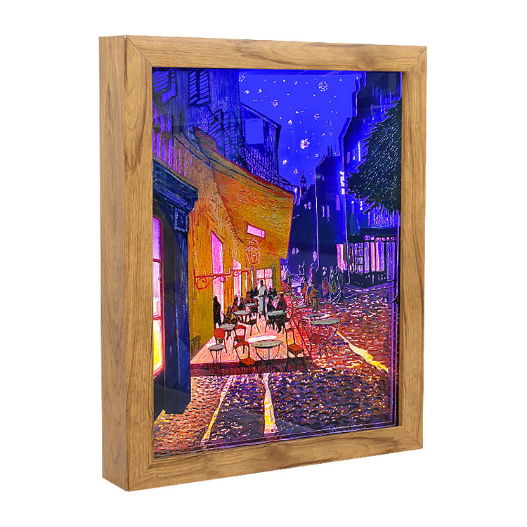 Van Gogh Cafe Photo Frame Painting 3D Stereoscopic