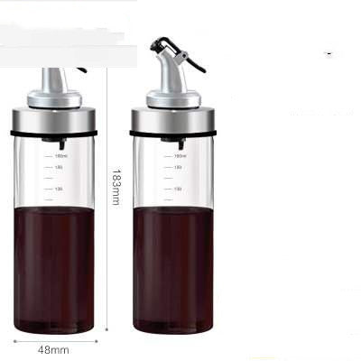 Large Oil Bottle Leak-proof Glass Oil For Household Kitchen