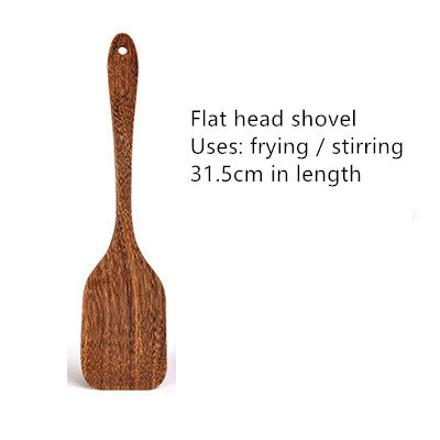 Non-stick cooking special wooden spatula