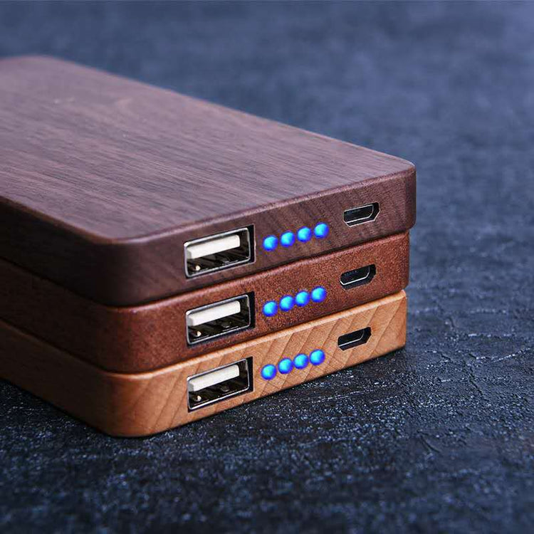 Wooden charging treasure