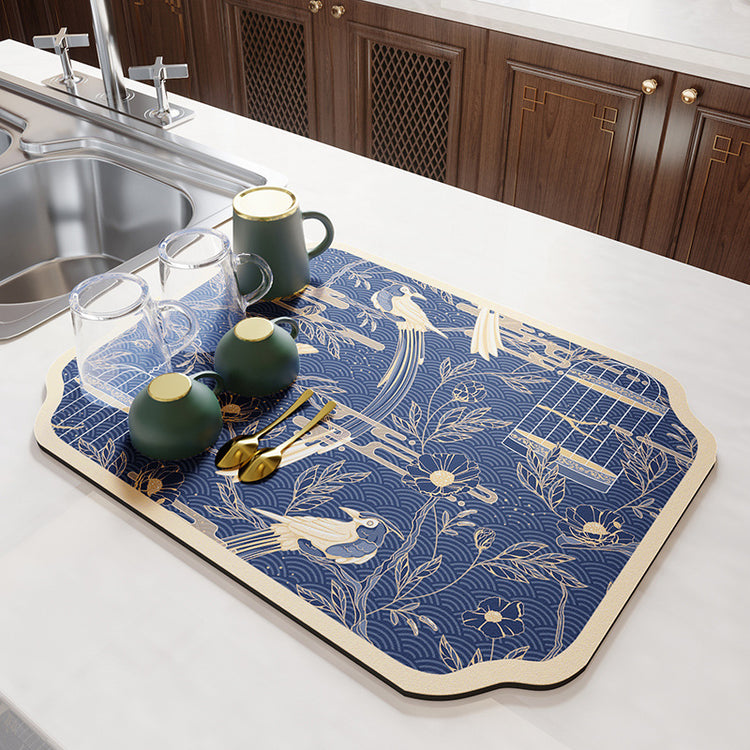 Kitchen Draining Mat Heat Proof Mat Teacup Mat