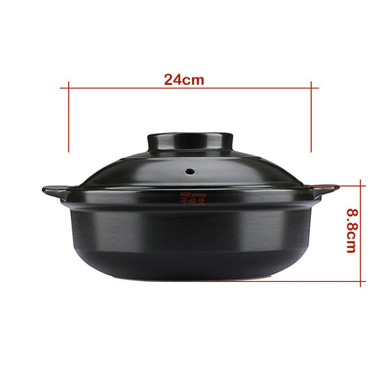 Flame High Temperature Resistant Dry Pot Ceramic Pot Pan Health Pot Pan