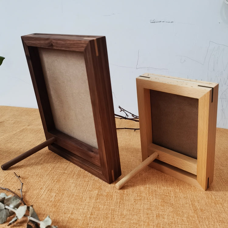 Hand Polished Beech Photo Frame