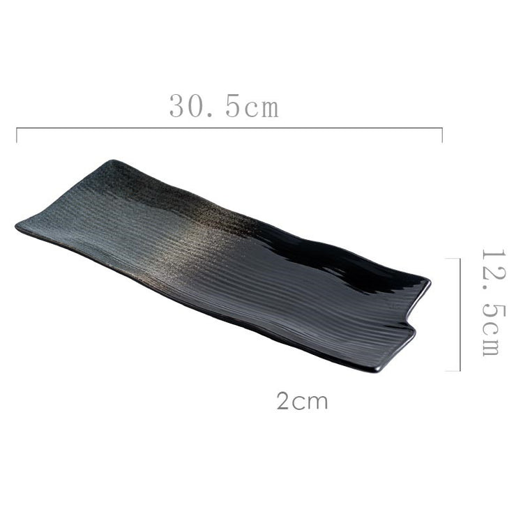 Creative Ceramic Irregular Long Flat Plate