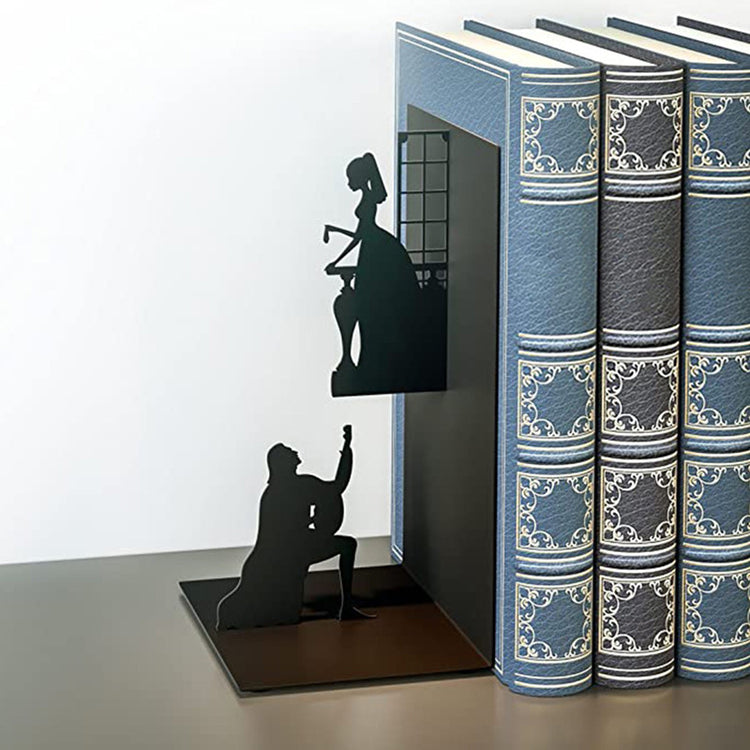 Iron Character Book Stand And Bookshelf Ornament Simple