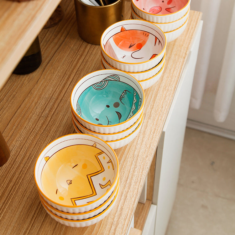 Cute Pet Series Ceramic Tableware Plate