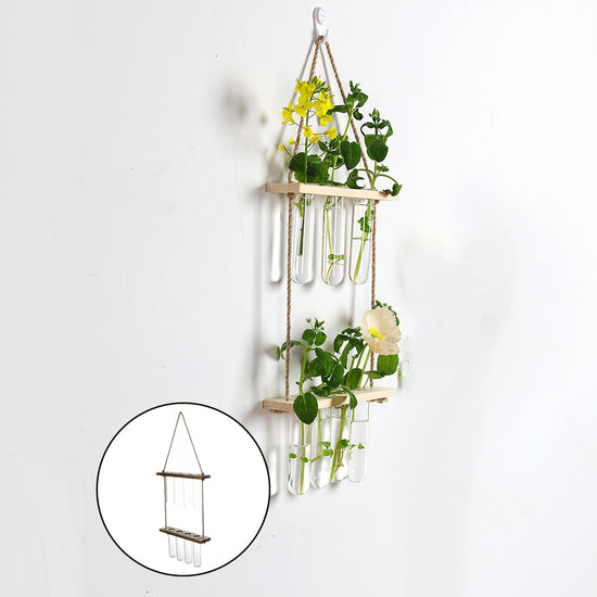 Wall Hanging  Flower Glass Planter