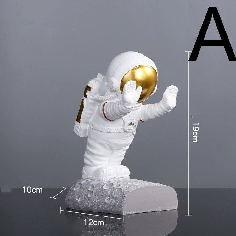 Astronaut Spaceman Decoration TV Cabinet Wine Cabinet Book