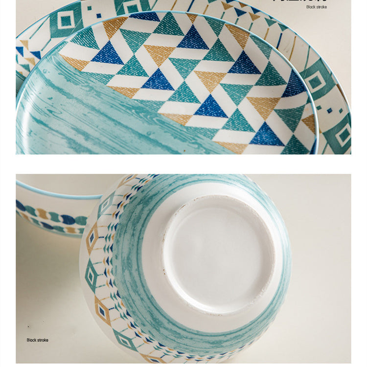 Ceramic Dishes Set Household Nordic Style Tableware