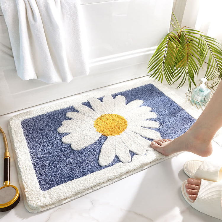 Daisy Anti-Slip Bath Rug