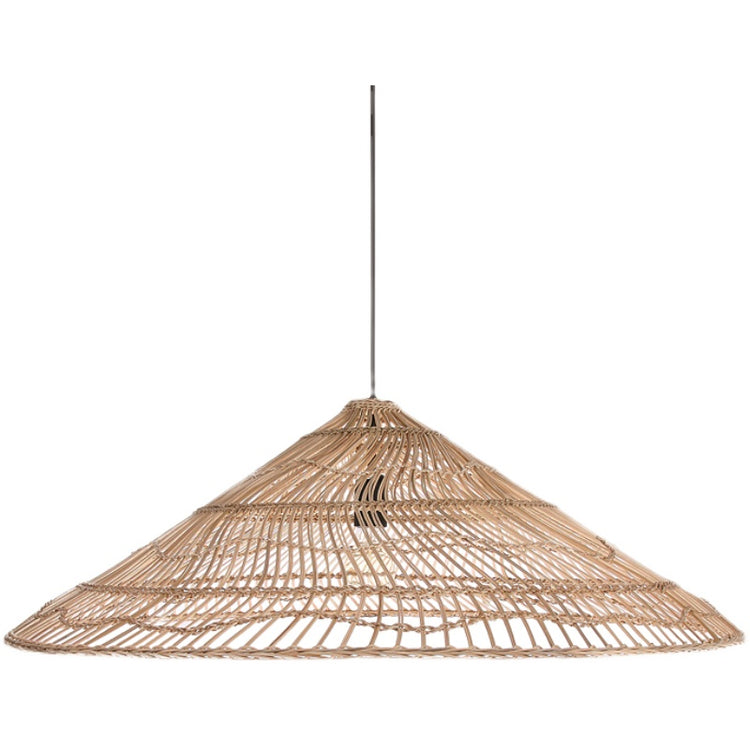 Art Japanese Zen Rattan Chandelier