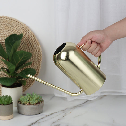 Stainless Steel Long-mouth Flower Watering Pot Gardening Watering Pot