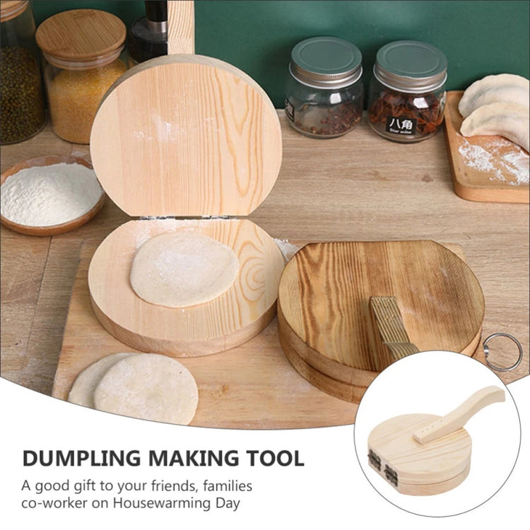 Wooden Dough Pressing Tool