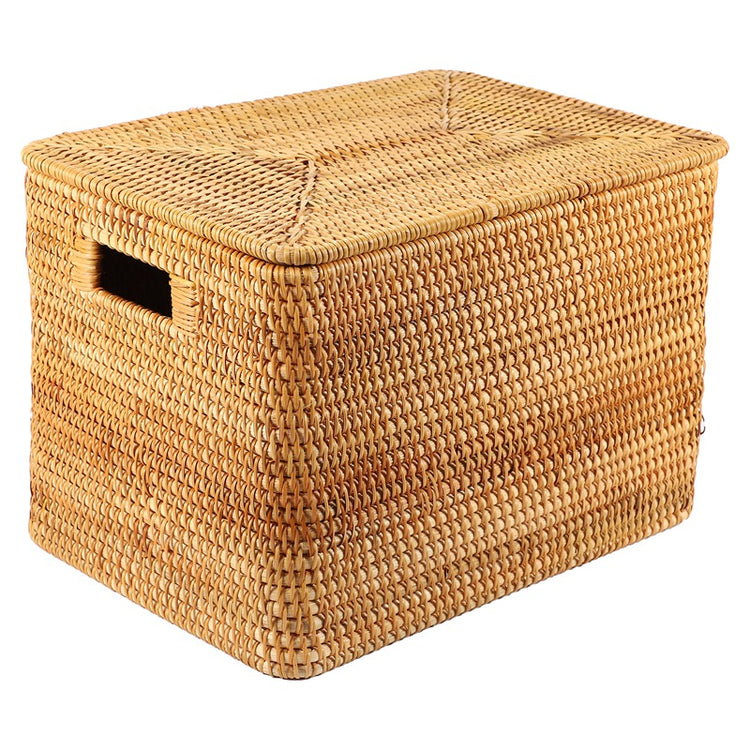 Vietnamese Rattan Storage Baskets Handmade