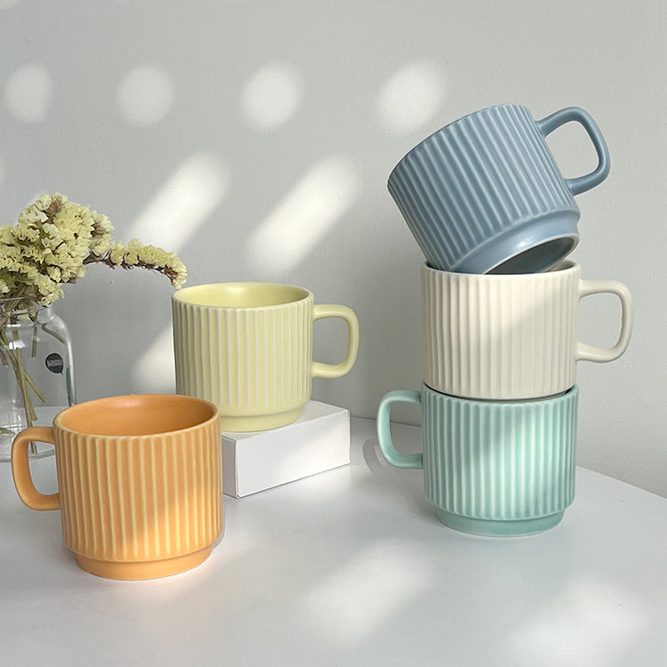 Macaron Candy Color Ceramic Mug