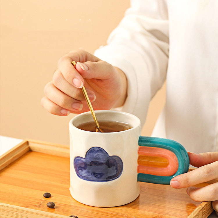 Rainbow Mug Trend Creative Ceramic Mug