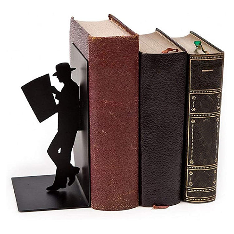 Iron Character Book Stand And Bookshelf Ornament Simple