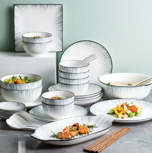 Simple Tableware Bowl Plate Rice Bowl