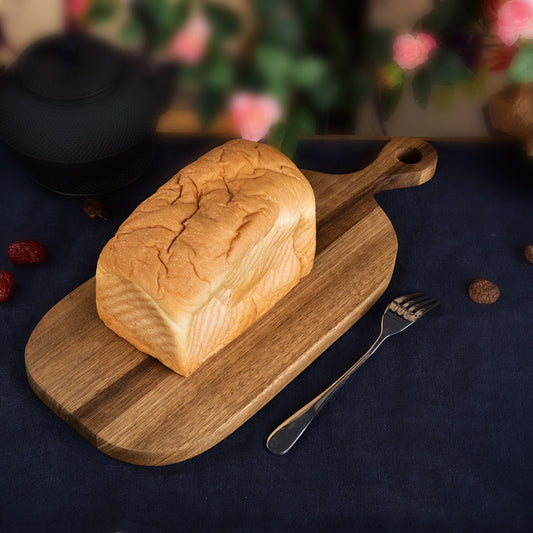 Nordic Style Wooden Bread Board With Handle