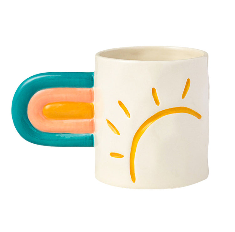 Rainbow Mug Trend Creative Ceramic Mug