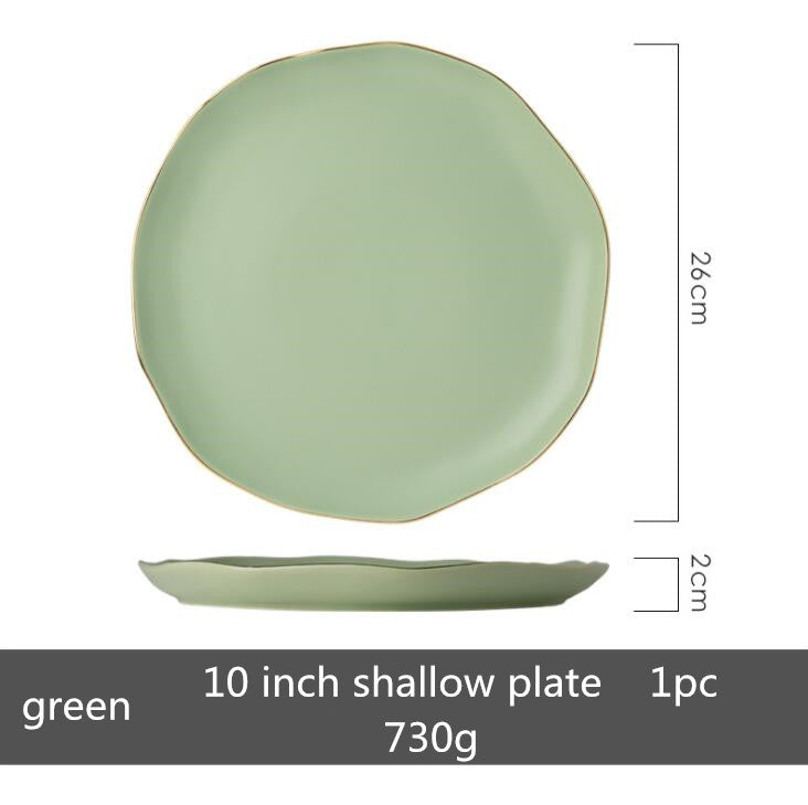 Rice Bowl Plate, Vegetable Plate, Dessert Plate, Large Soup Bowl