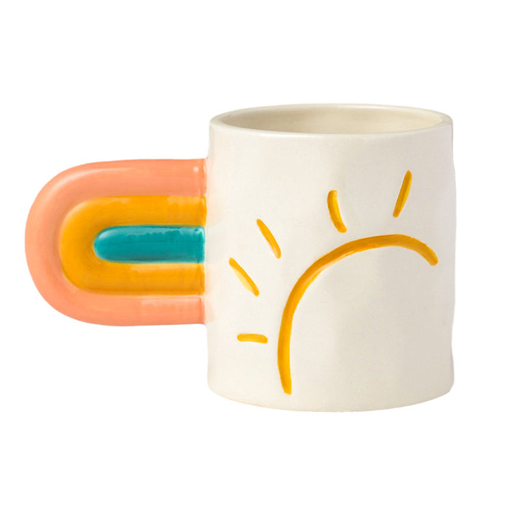 Rainbow Mug Trend Creative Ceramic Mug