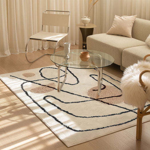 Original Design Rug Nordic Modern Abstract Plush