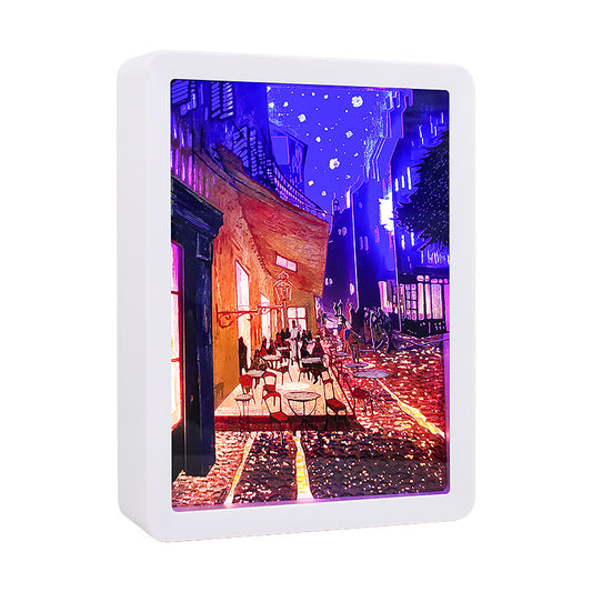 Van Gogh Cafe Photo Frame Painting 3D Stereoscopic