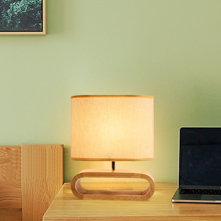 Simple Wooden Table Bedroom Bedside Lamp