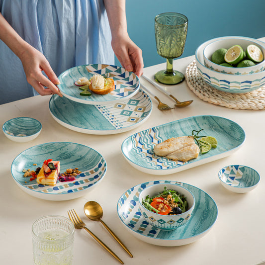 Ceramic Dishes Set Home Nordic Style