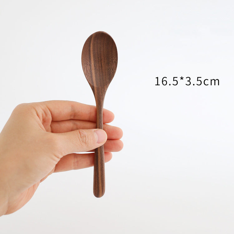 Black Walnut Spoon Japanese Style Solid Wood Fork