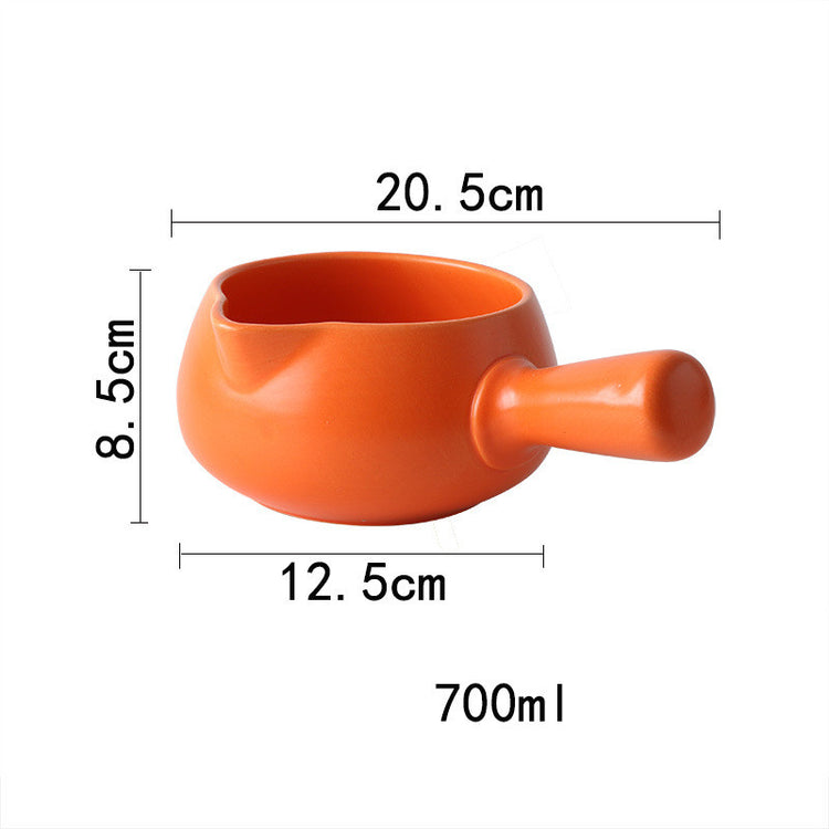 Japanese Style Milk Pot Ceramic Household Non Stick Pot