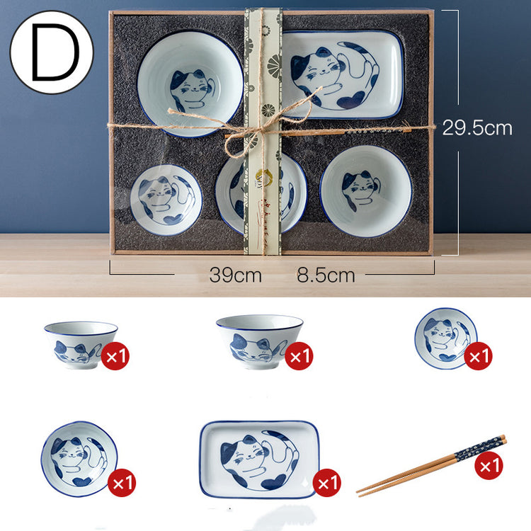 Household Chopsticks And Dishes Combination