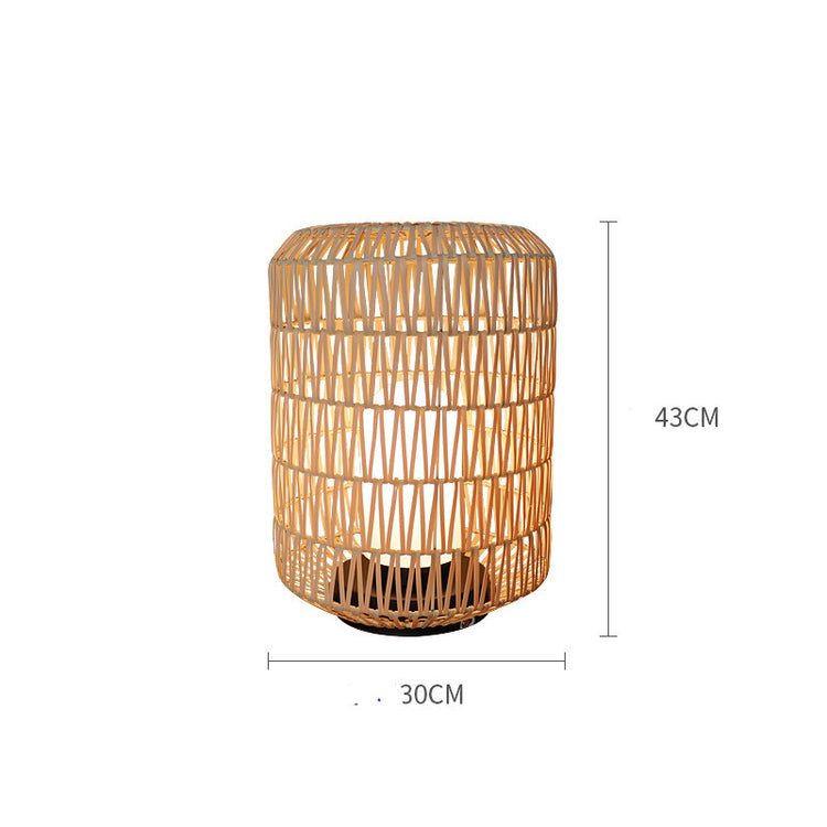 Rattan Waterproof Floor Lamp